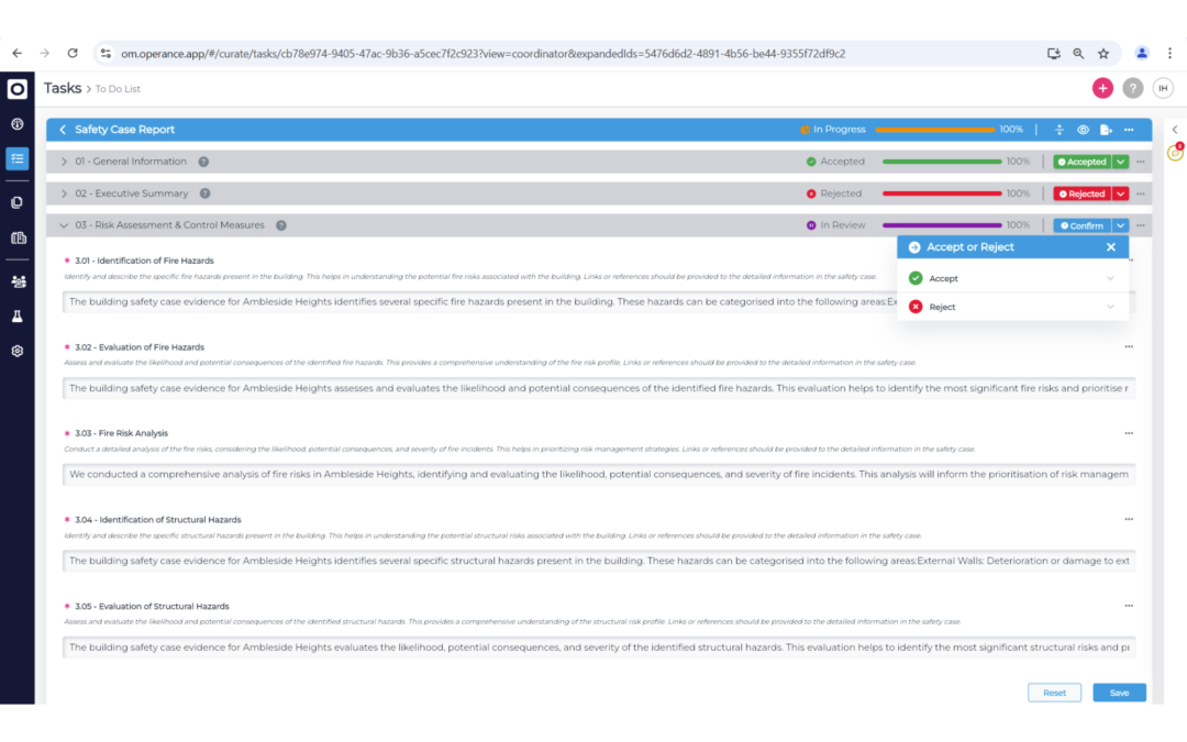 Introducing the New “Accept and Reject” Workflow: Enhancing Task Management on the Operance Platform